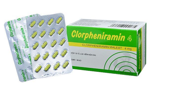 Clorpheniramin cũng là loại thuốc được ưu tiên sử dụng khi điều trị viêm họng hạt bằng thuốc Tây