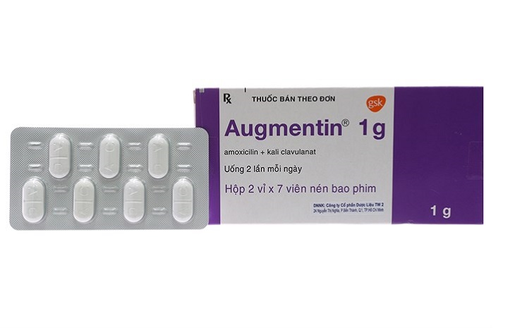 Thuốc Augmentin 1g là loại biệt dược thuộc nhóm Amoxicillin/Clavulanate