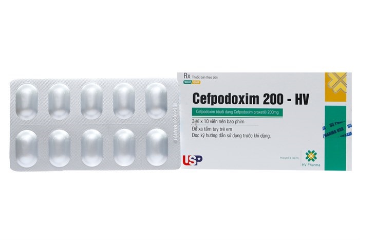 Cefpodoxim 200mg có tác dụng chống lại nhiều loại vi khuẩn gây viêm xoang
