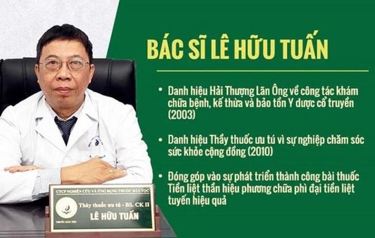 Thầy thuốc Lê Hữu Tuấn - 1 trong những chuyên gia YHCT hàng đầu