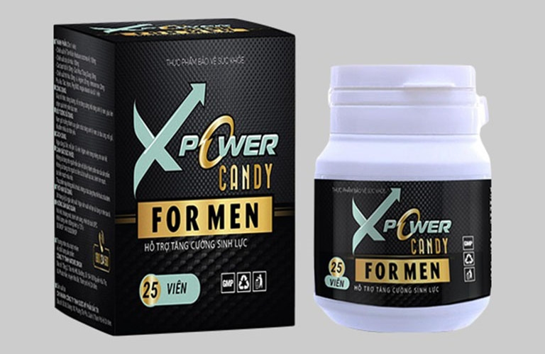 Nằm trong danh sách kẹo ngậm chống xuất tinh sớm không thể thiếu Xpowder Candy For Men