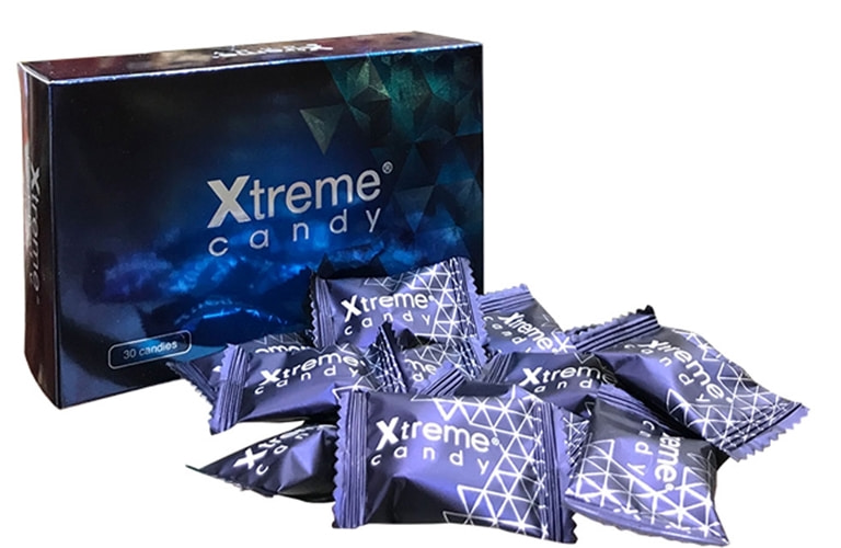 Xtreme Candy là một loại kẹo ngậm kéo dài thời gian sản xuất tại Malaysia
