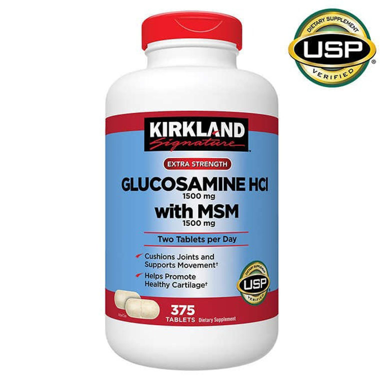 Kirkland Glucosamine HCL 1500mg with MSM