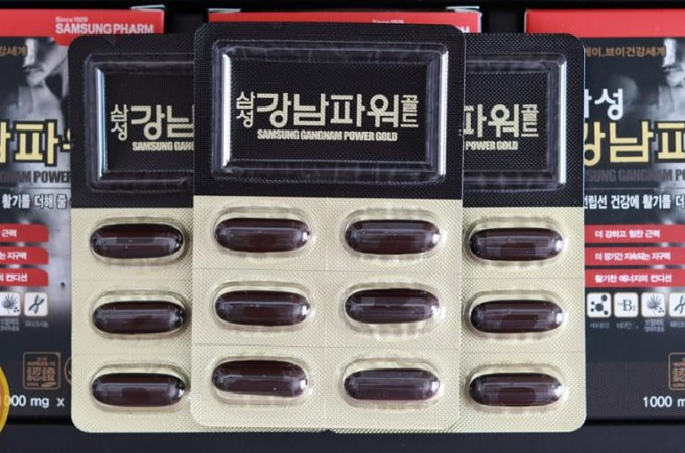 Viên uống yếu sinh lý nam Samsung Gangnam Power Gold