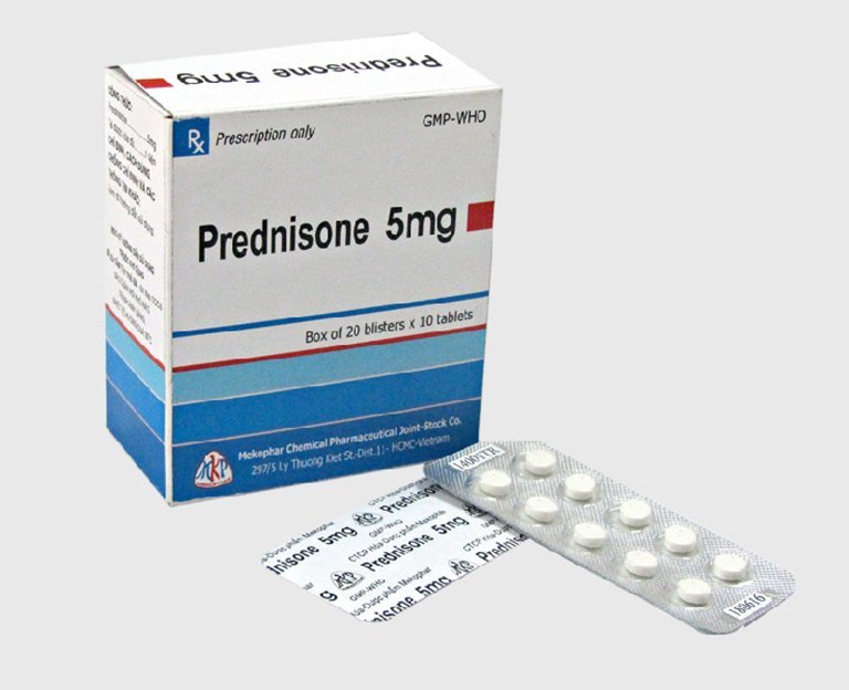 Bị đau họng có thể uống Prednisolone