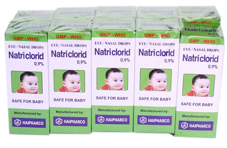 Natriclorid 0,9% có thể làm loãng dịch mũi cho trẻ sơ sinh